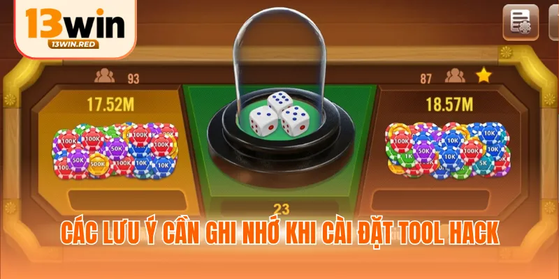 Các lưu ý cần ghi nhớ khi cài đặt tool hack