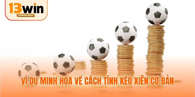 Ví dụ minh họa về cách tính kèo xiên cơ bản